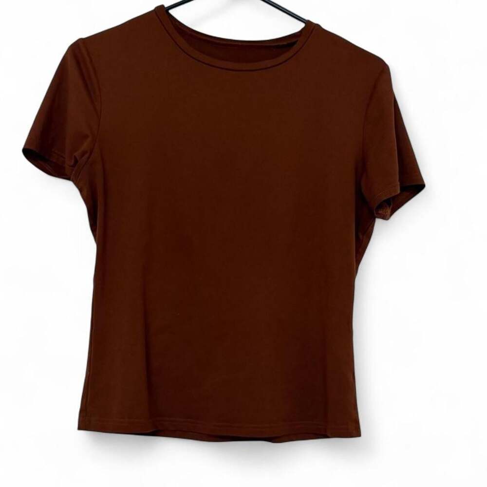 Women's Brown and Orange Blouse